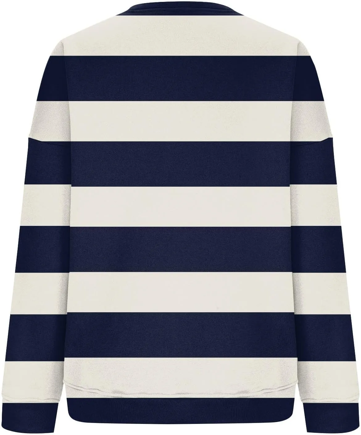 GOFULY Fall Crewneck Sweatshirts Women Oversized Striped Pullover Lightweight Crop Sweatshirts Winter Long Sleeve Tshirt