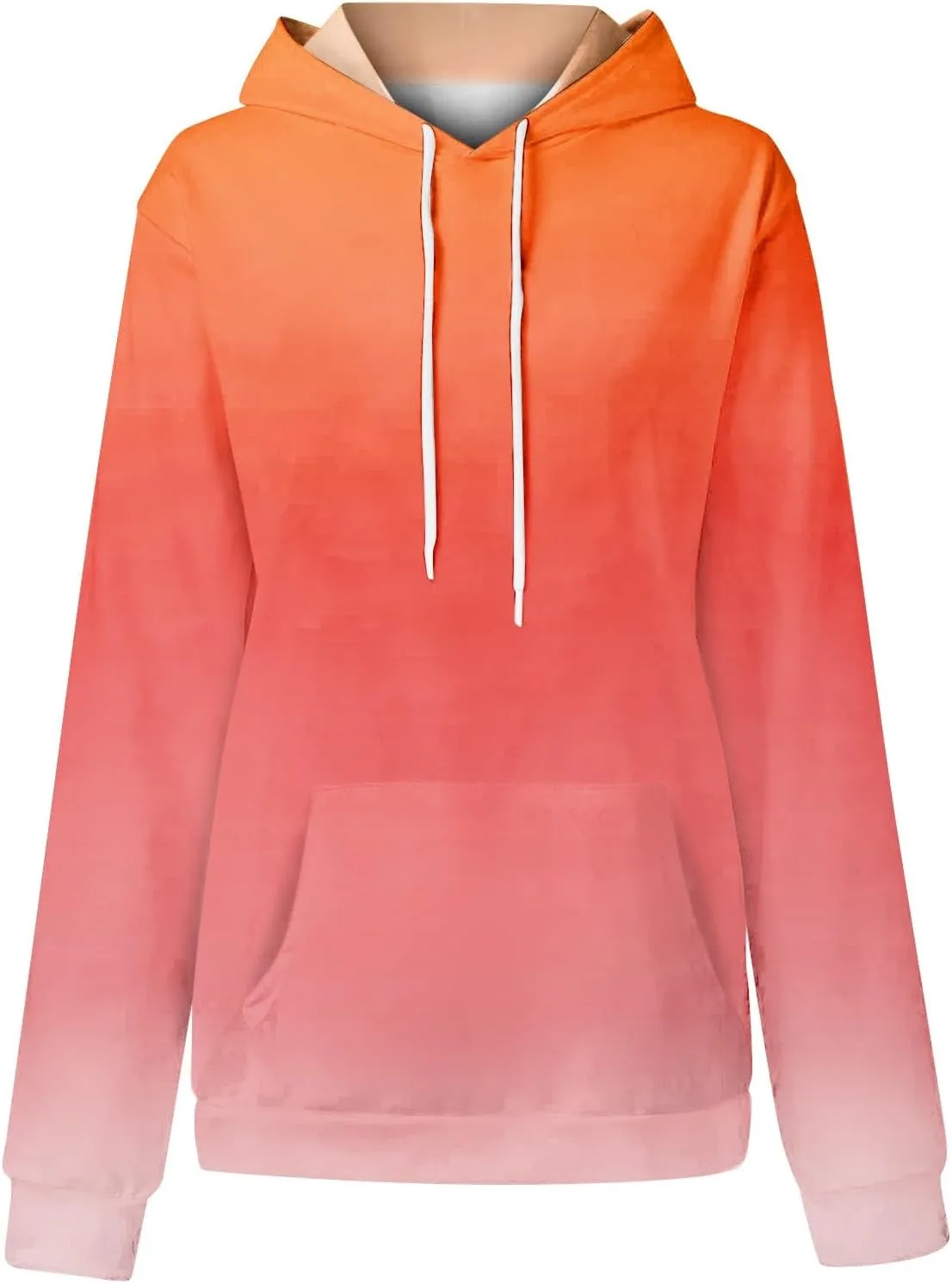 GOFULY Women'S Fashion Hoodies & Sweatshirts Long Sleeve Drawstring Sweatshirt Gradient Color Fall 2024 Casual Sweatshirts