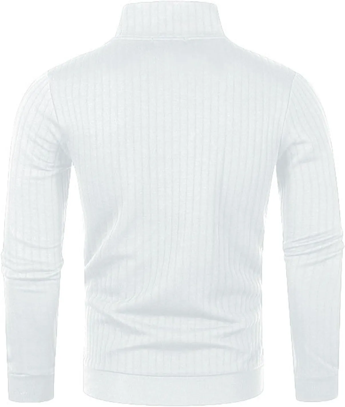 Half Zip Solid Quarter Zipper Sweater Casual Standing Collar Pullover Knitted Standing Collar Pullover Mens