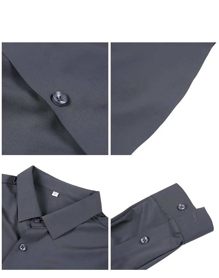 High Elasticity Casual Business Formal Dress Shirts