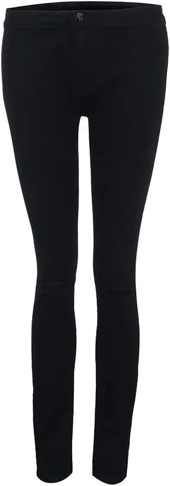 High Waisted Jeans, Women's High Waist Straight Leg Ripped Jeans Distressed Denim Pants