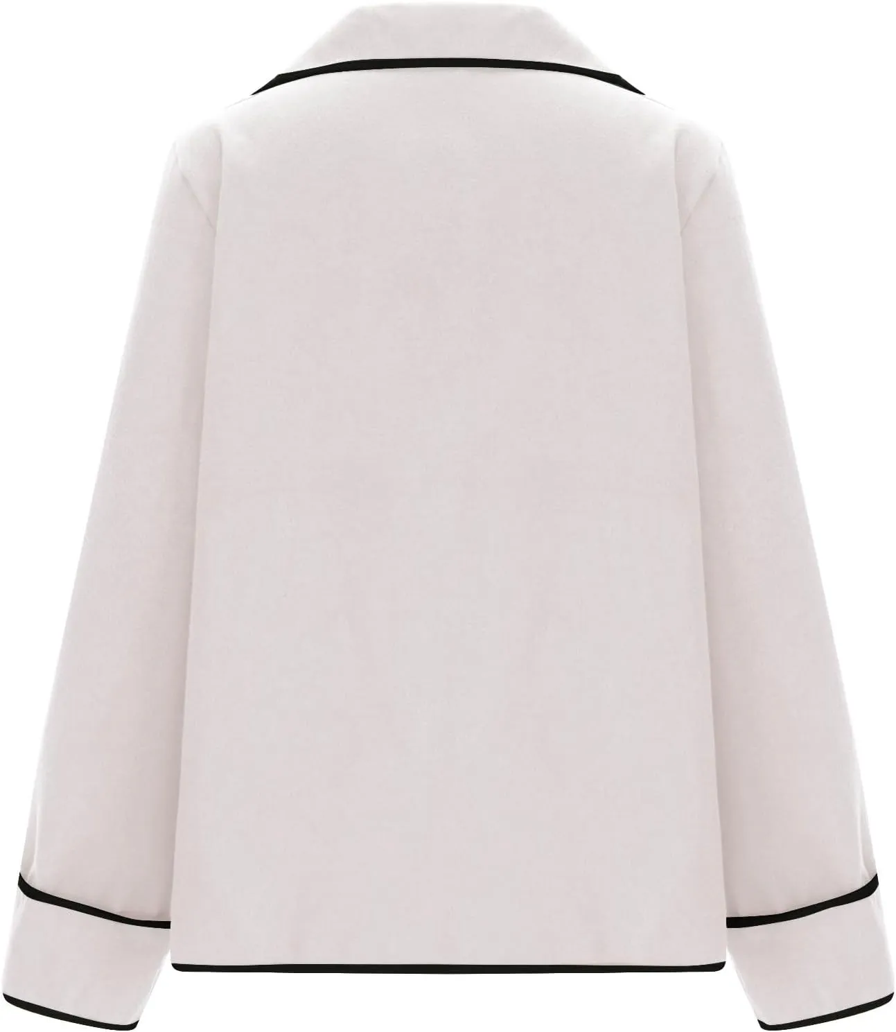 hlysgo Women's Peacoat Wool Blend Double Breasted Blazers Long Sleeve Casual Fall Jackets Spring Outwear with Pockets