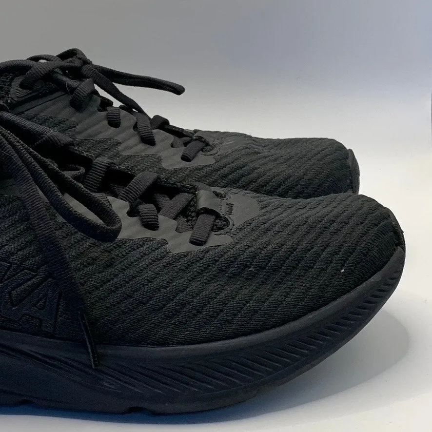 HOKA ONE ONE Men's Black Solimar Lace-Up Lightweight Running Sneakers SZ 7.5