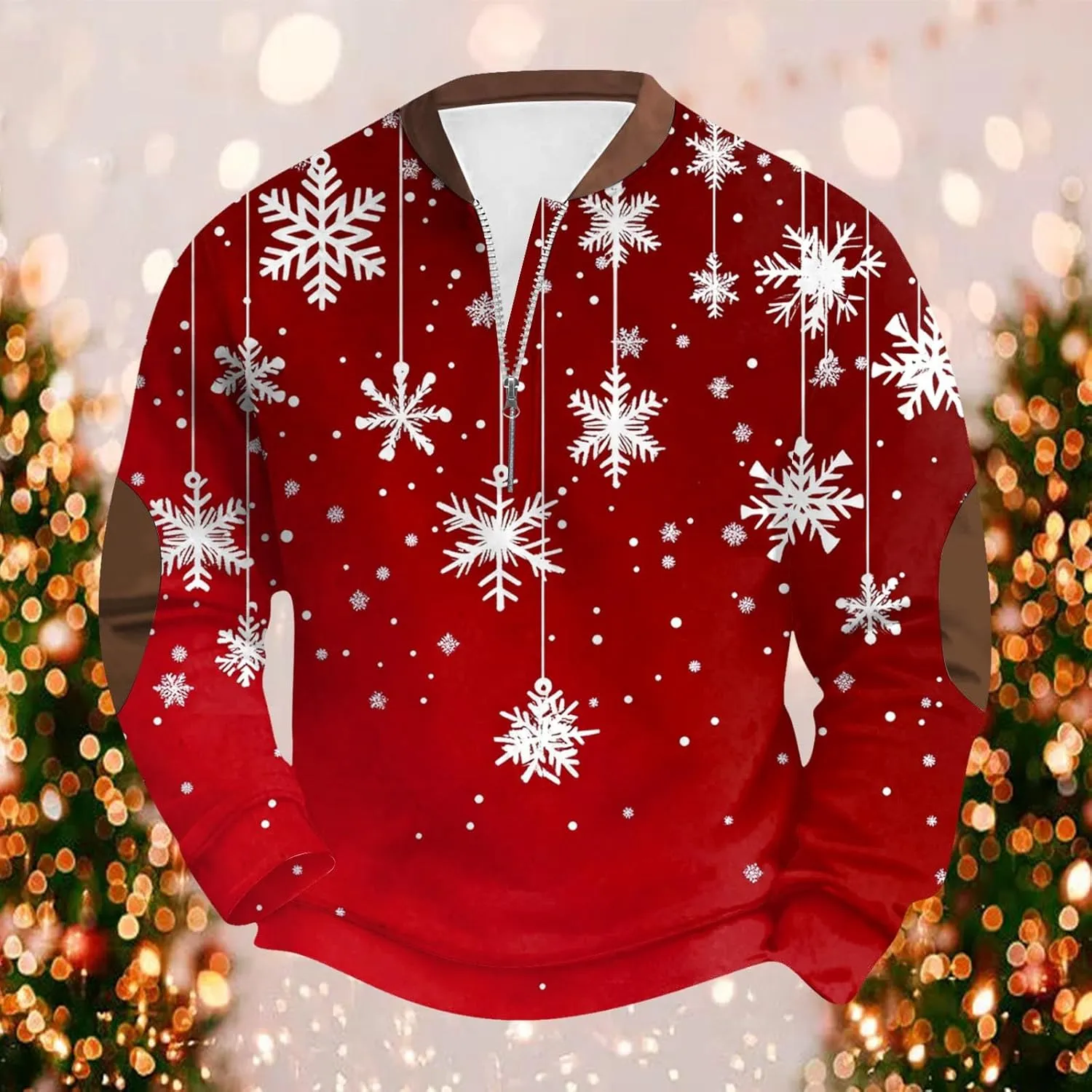Hoodies for Men,Men's Zip Up Color Block Polka Dot Hoodies Full Zipper Slim Front Pocket Long Sleeve Hooded Sweatshirt