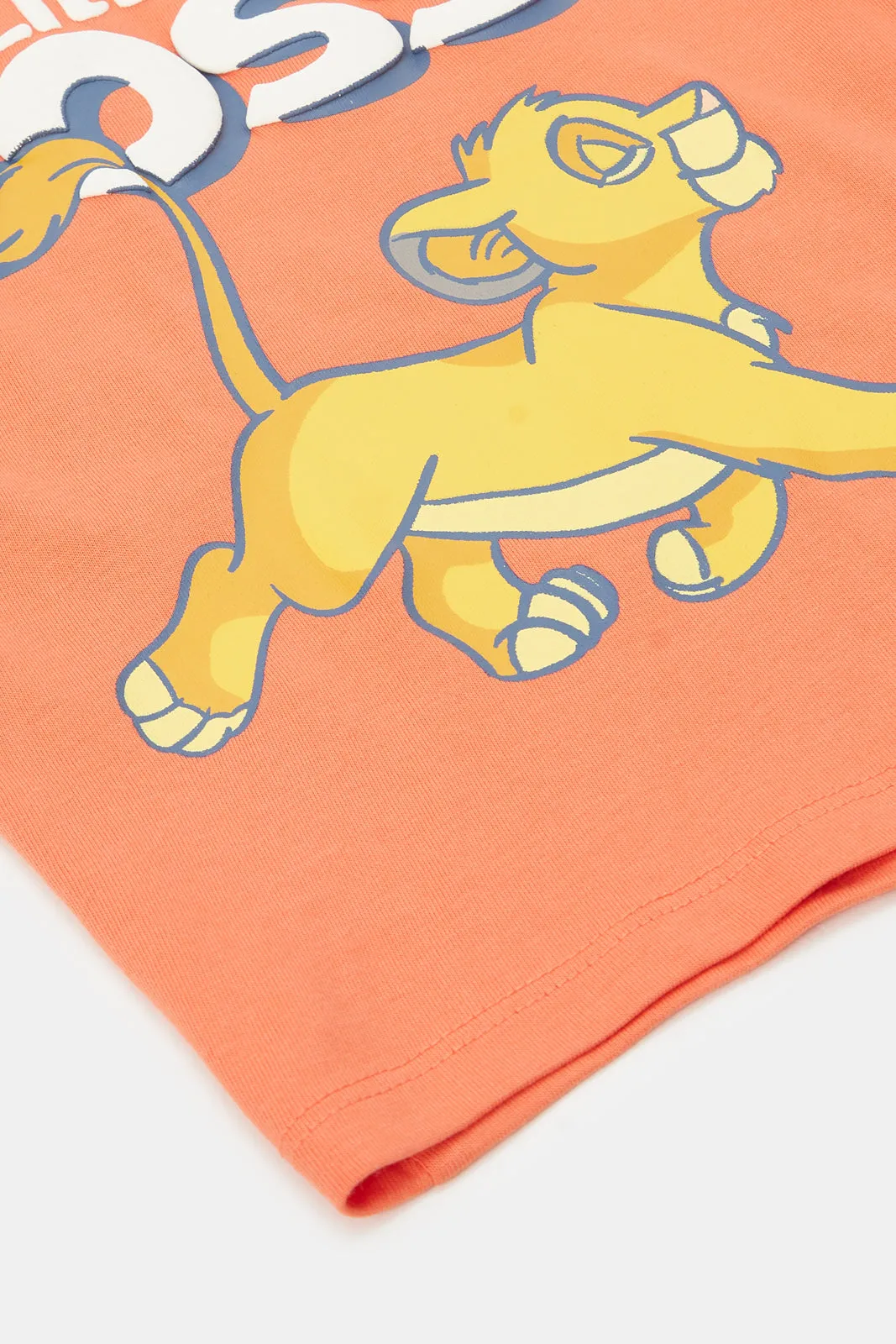 Infant Boys Tan Simba Short Sleeve T-Shirt