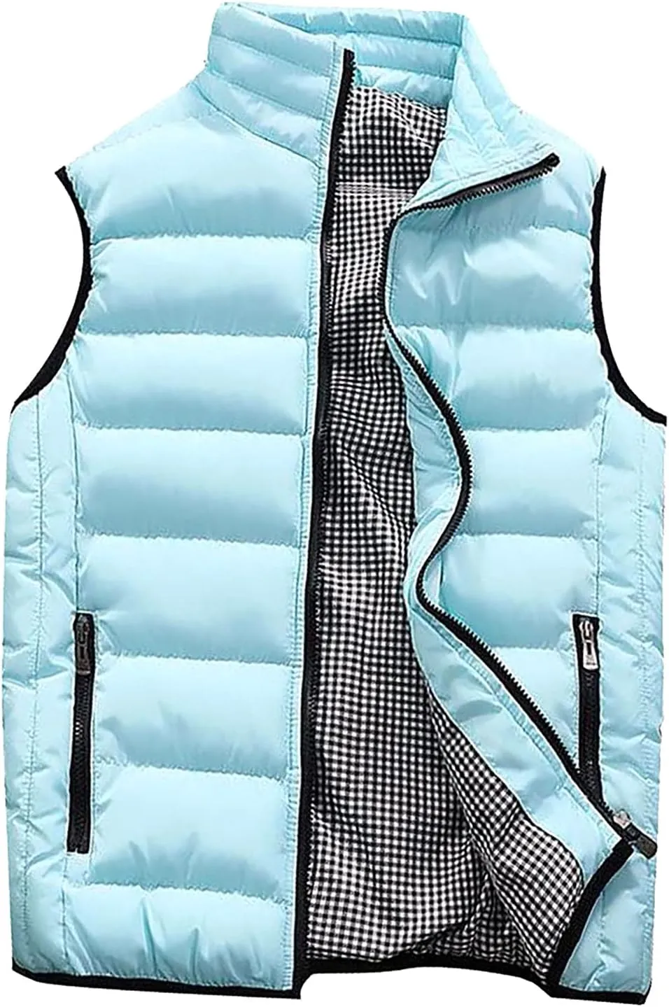 Jackets for Men Fall Winter Coats Padded Cotton Vest Warm Hooded Thick Tops Jacket Jackets