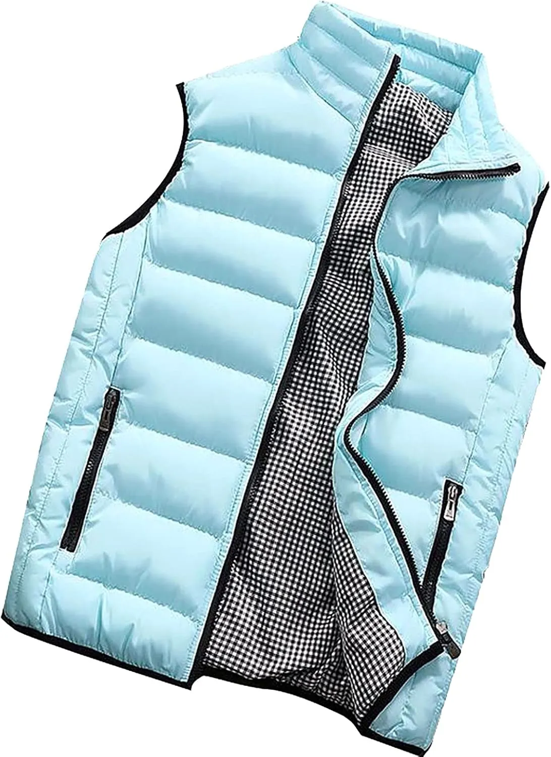 Jackets for Men Fall Winter Coats Padded Cotton Vest Warm Hooded Thick Tops Jacket Jackets