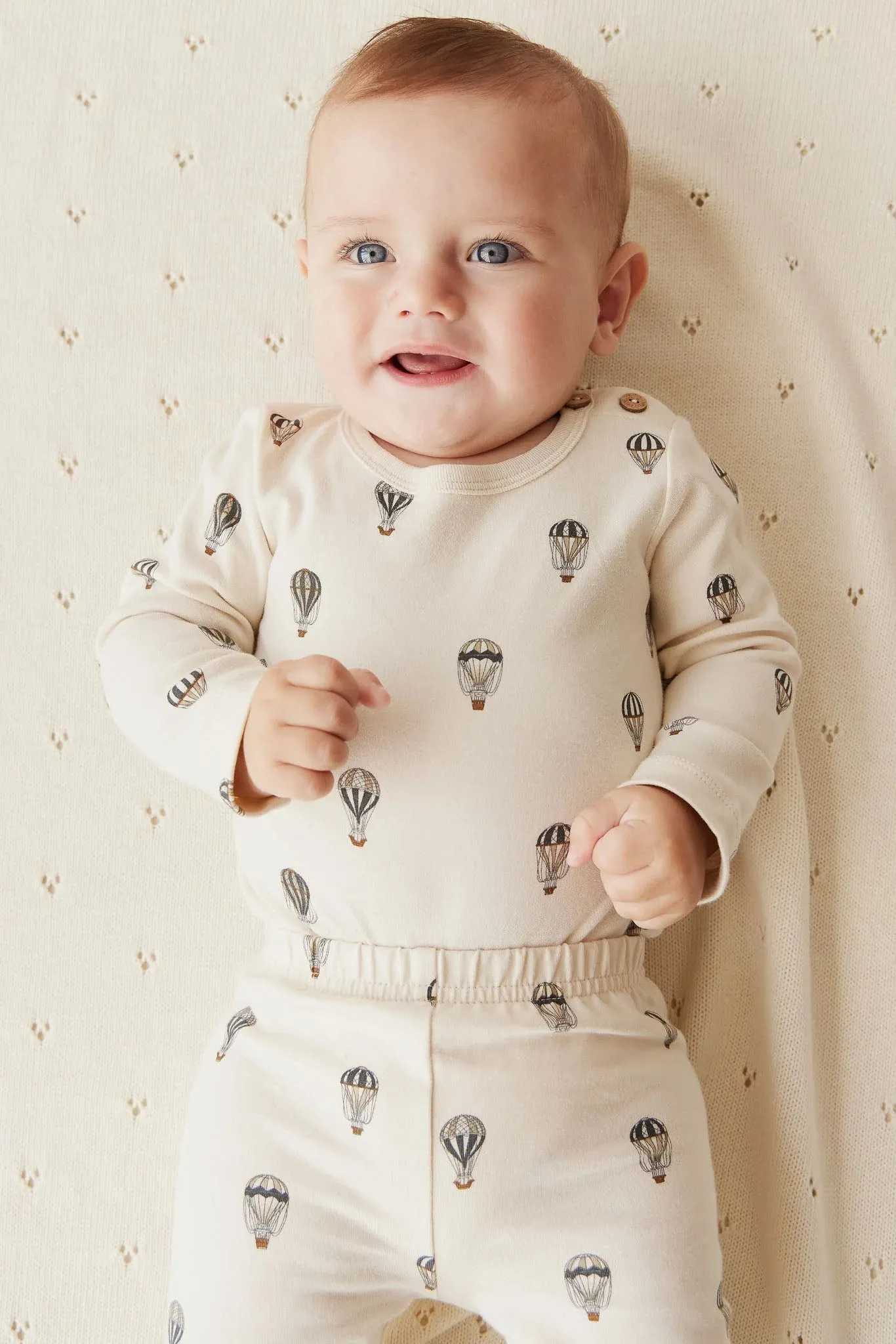 Jamie Kay - Organic Cotton Fernley Bodysuit (Motgolfiere Cloud)