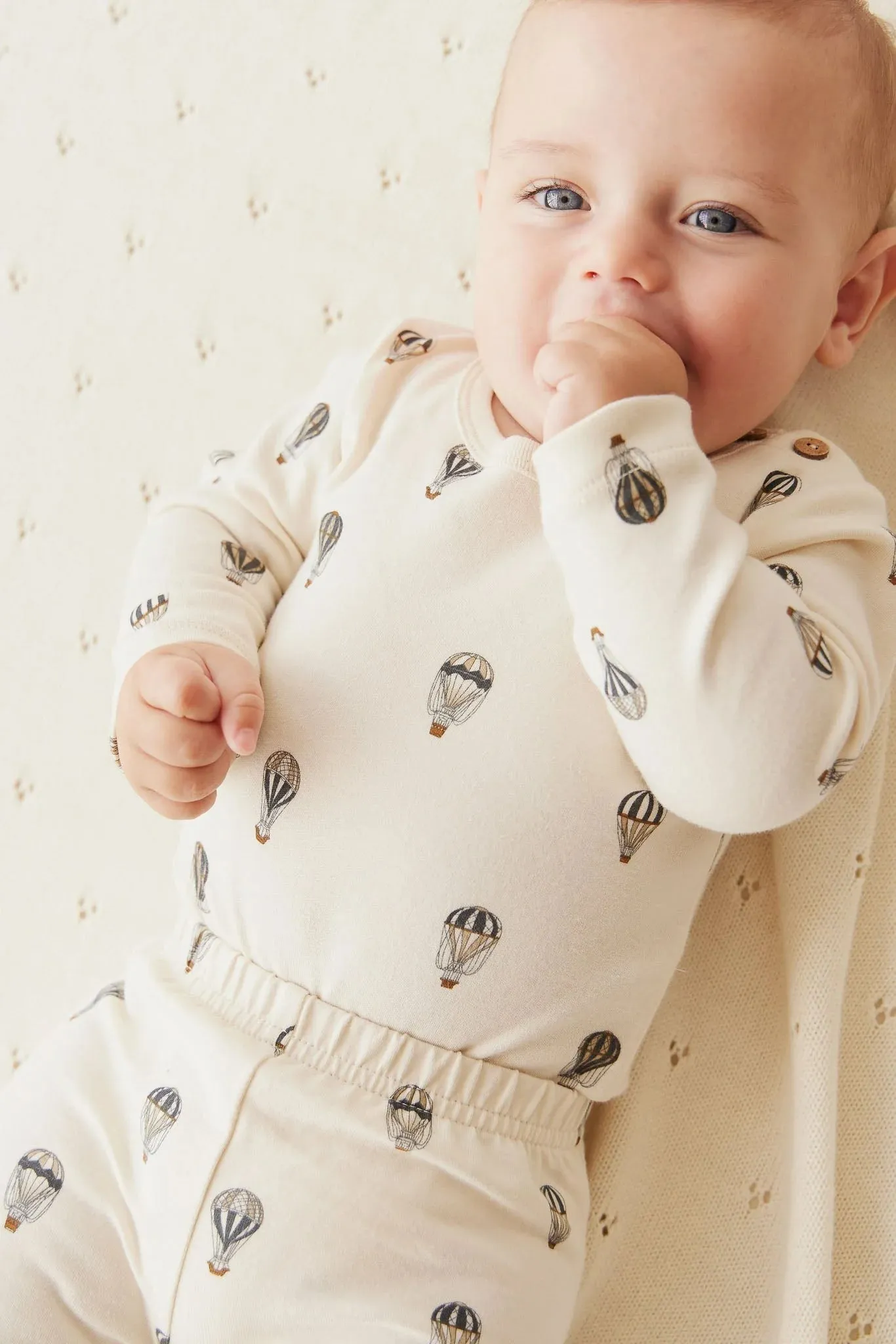 Jamie Kay - Organic Cotton Fernley Bodysuit (Motgolfiere Cloud)