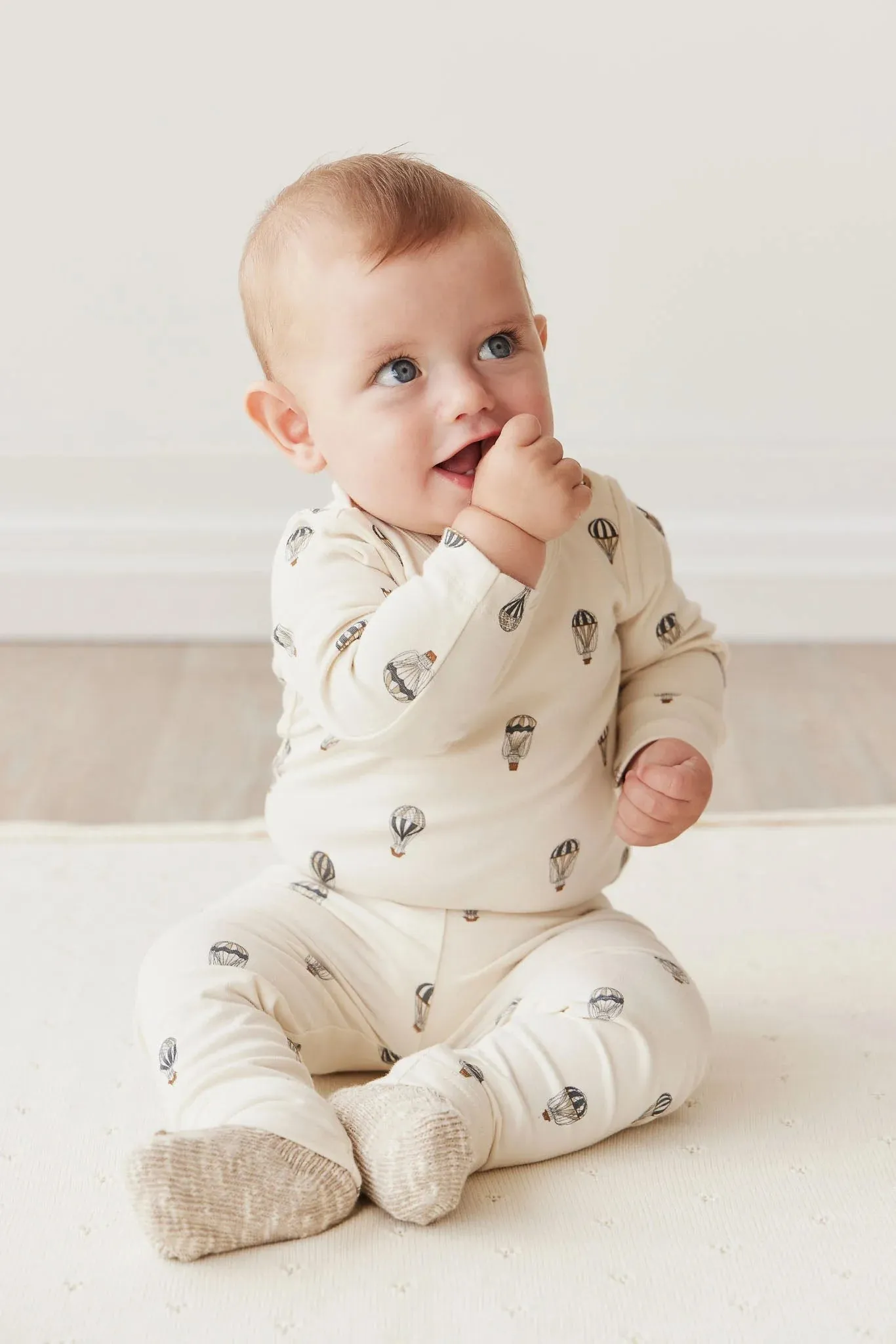 Jamie Kay - Organic Cotton Fernley Bodysuit (Motgolfiere Cloud)