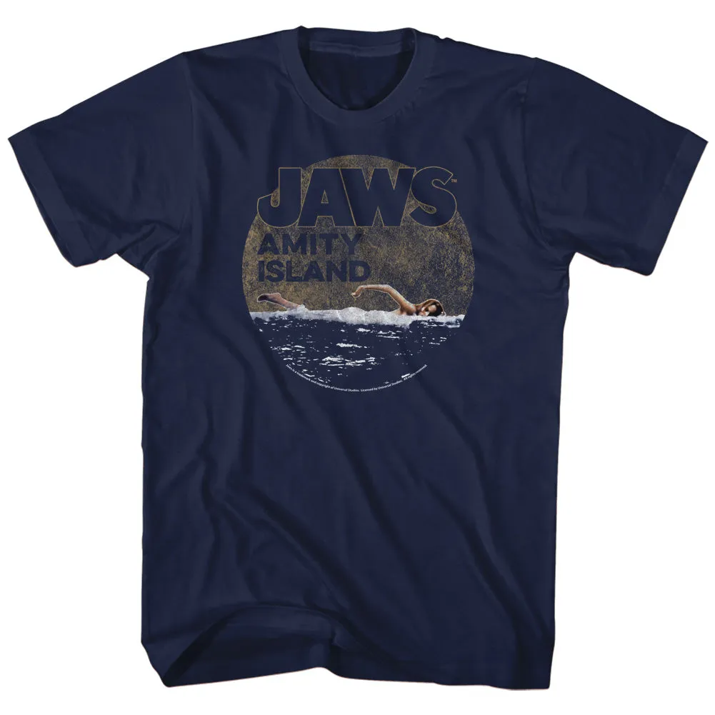 Jaws Late Swim Men's T-Shirt