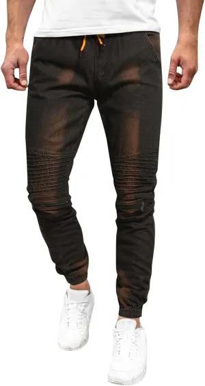 Jeans for Men Relaxed Fit Big Tall Classic Denim Jeans Comfy Flexible Pants Relaxed Wide Leg Denim Trouser Streetwear