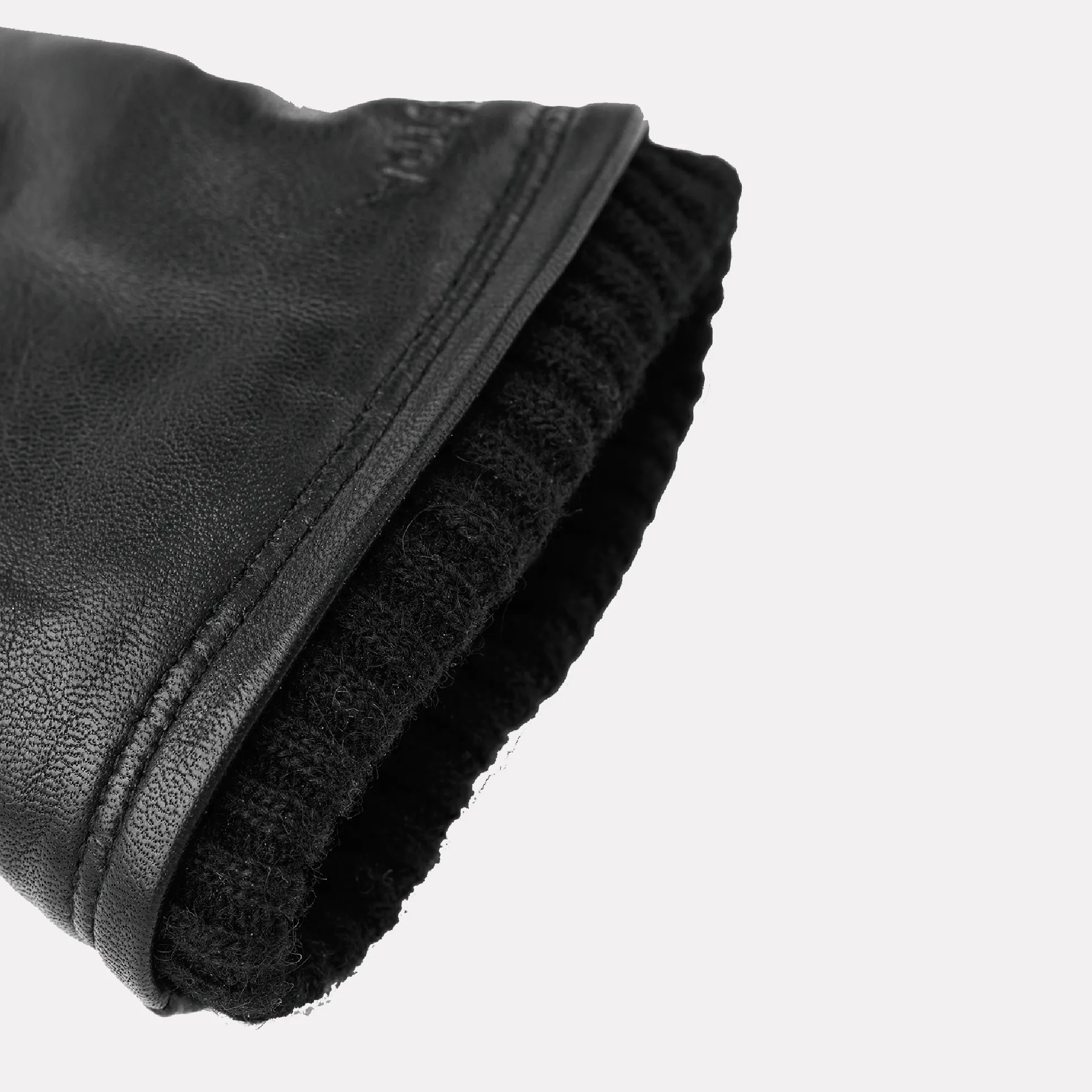 John Hairsheep Leather Glove with PrimaLoft® Gold™ with Touchscreen Function / Black