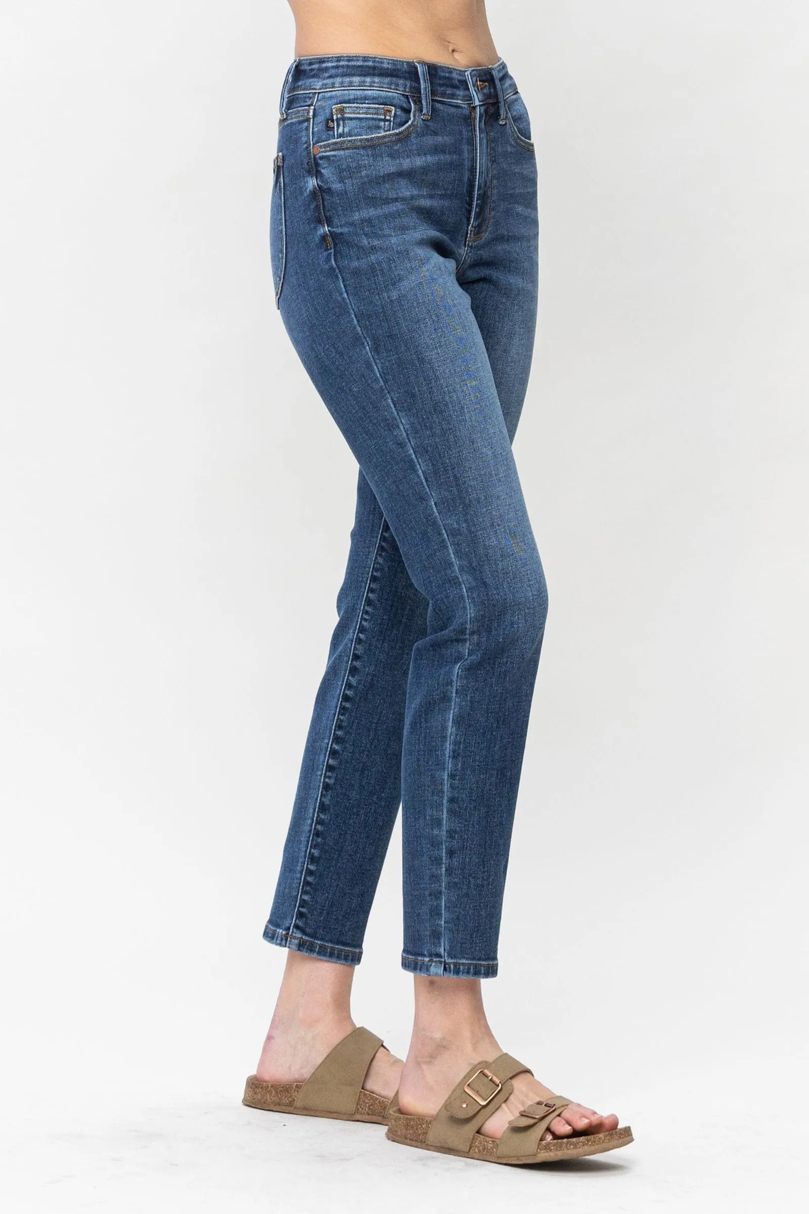 Judy Blue High Waist Shield Back Pocket Slim Fit Jeans