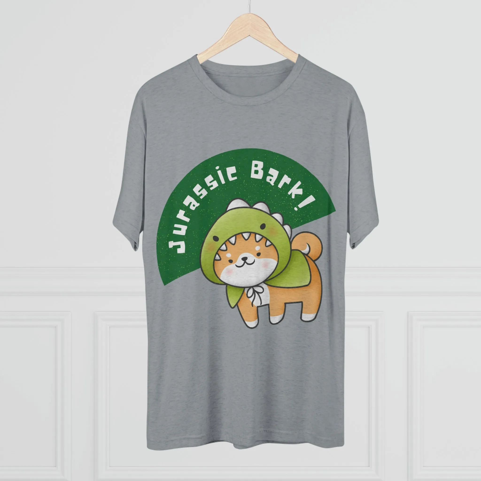 Jurassic Bark Dog POD Unisex Tri-Blend Crew Tee