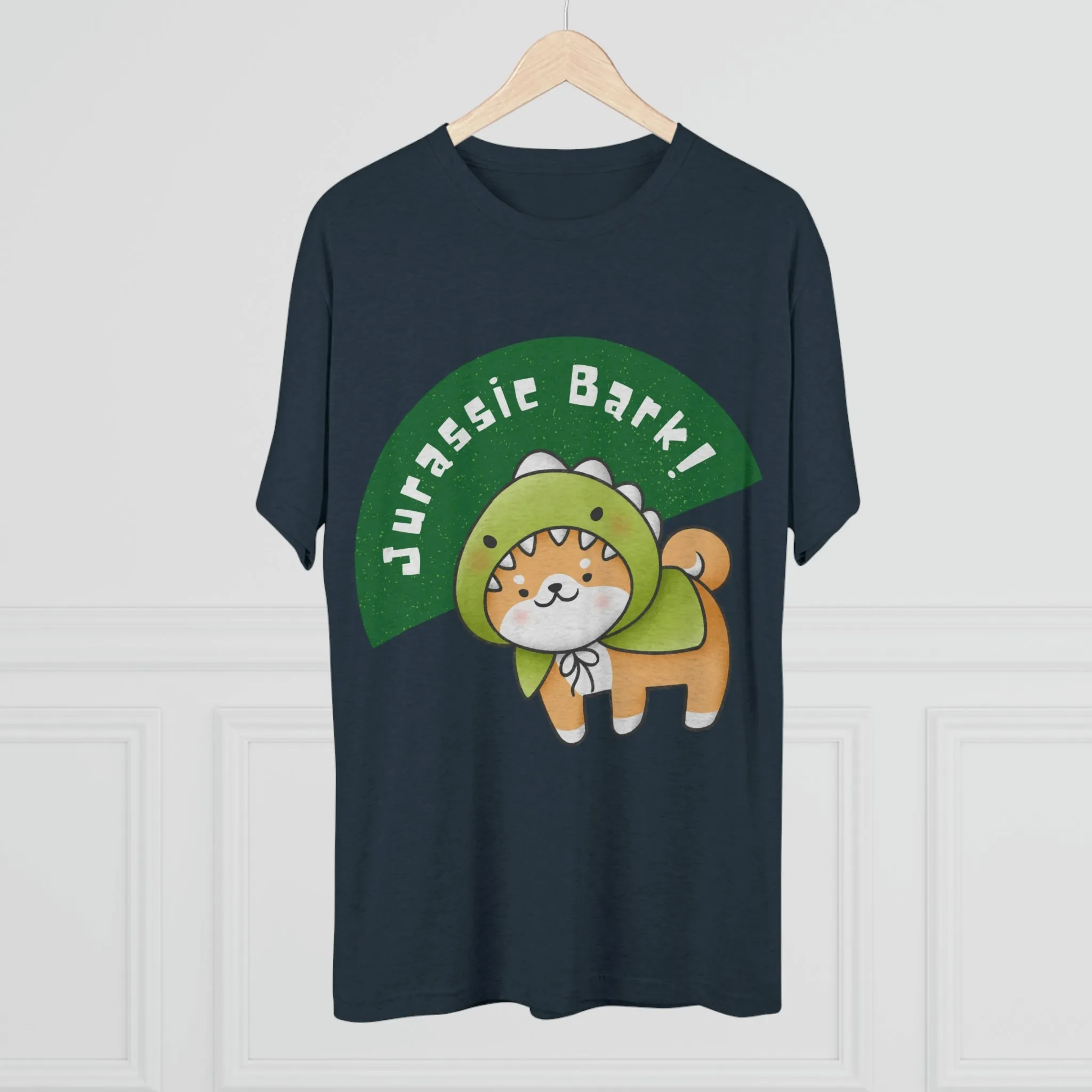Jurassic Bark Dog POD Unisex Tri-Blend Crew Tee