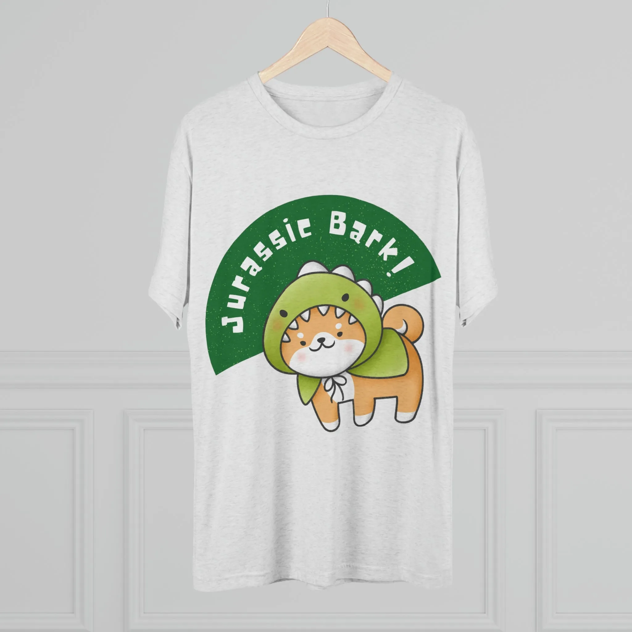 Jurassic Bark Dog POD Unisex Tri-Blend Crew Tee