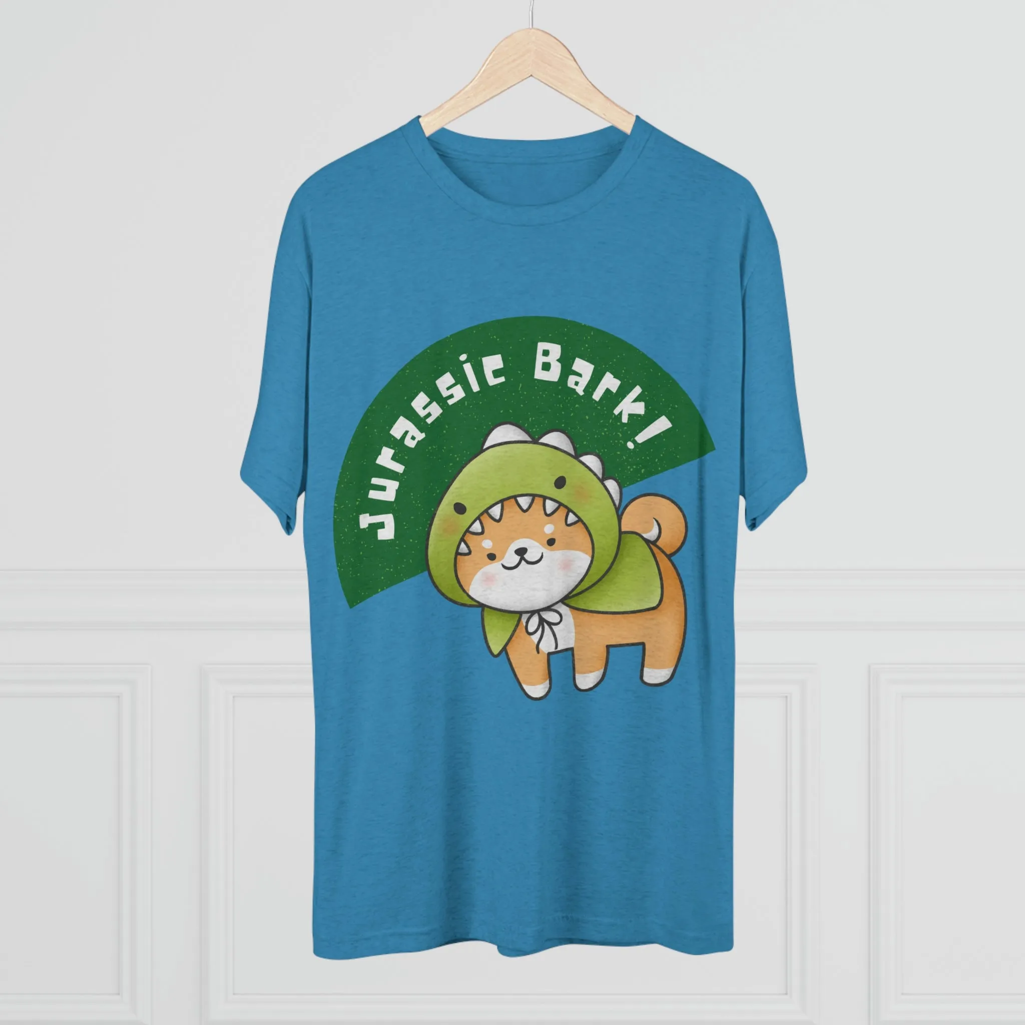 Jurassic Bark Dog POD Unisex Tri-Blend Crew Tee