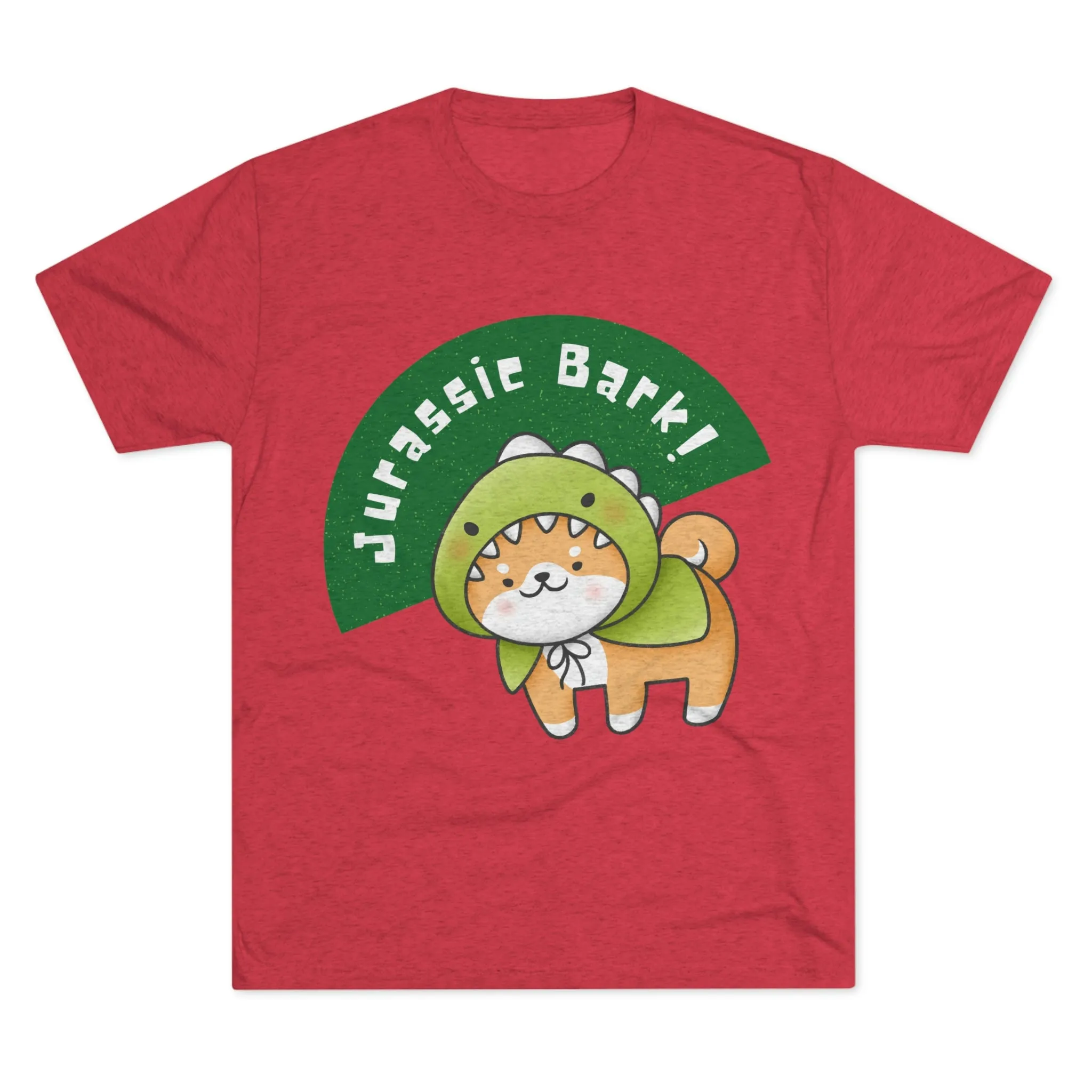 Jurassic Bark Dog POD Unisex Tri-Blend Crew Tee
