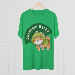 Jurassic Bark Dog POD Unisex Tri-Blend Crew Tee