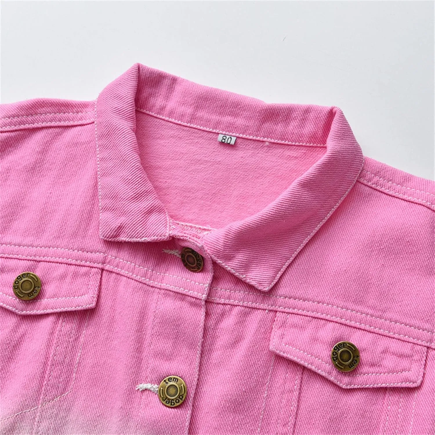 Kids Boys Autumn Leisure Jean Jacket Toddler Boys Fashion Long Sleeve Button Down Denim Coat