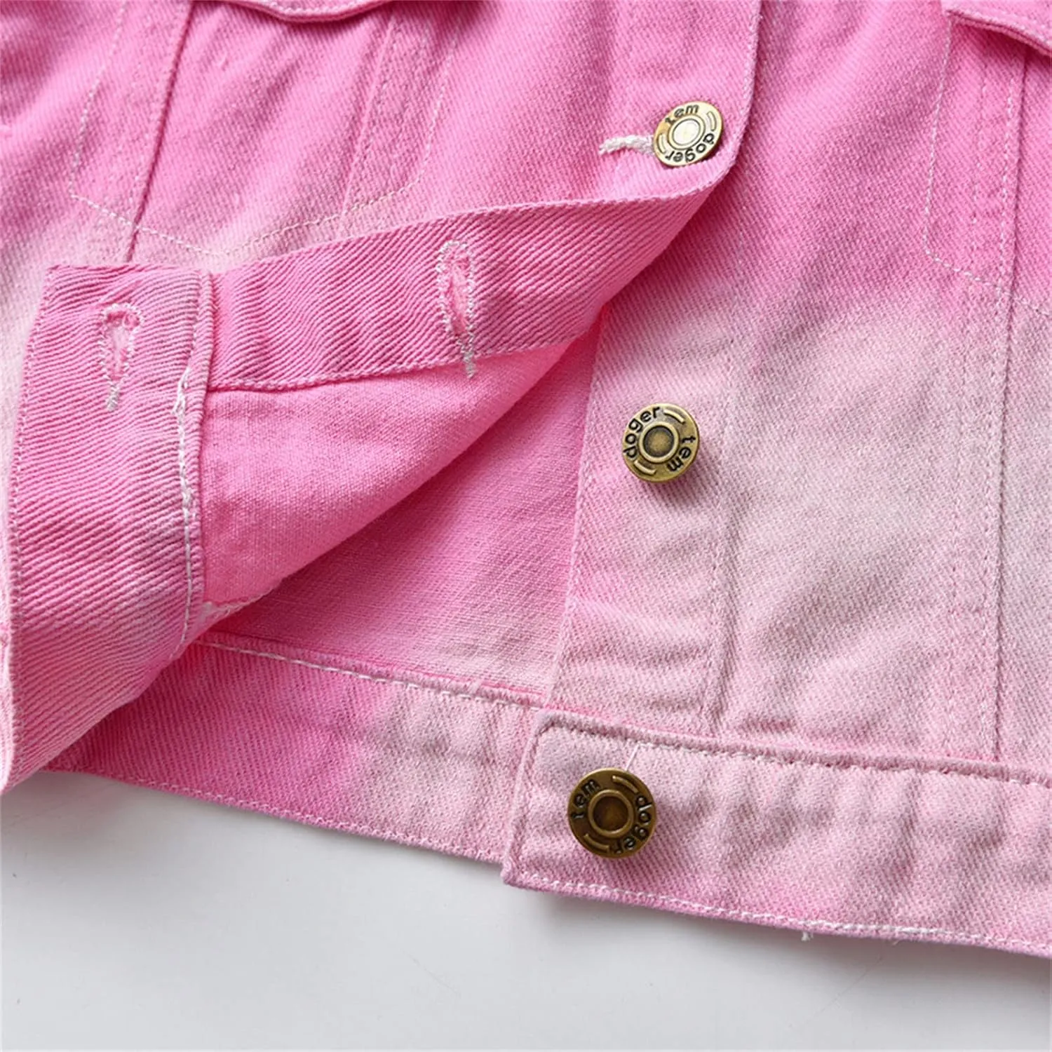 Kids Boys Autumn Leisure Jean Jacket Toddler Boys Fashion Long Sleeve Button Down Denim Coat