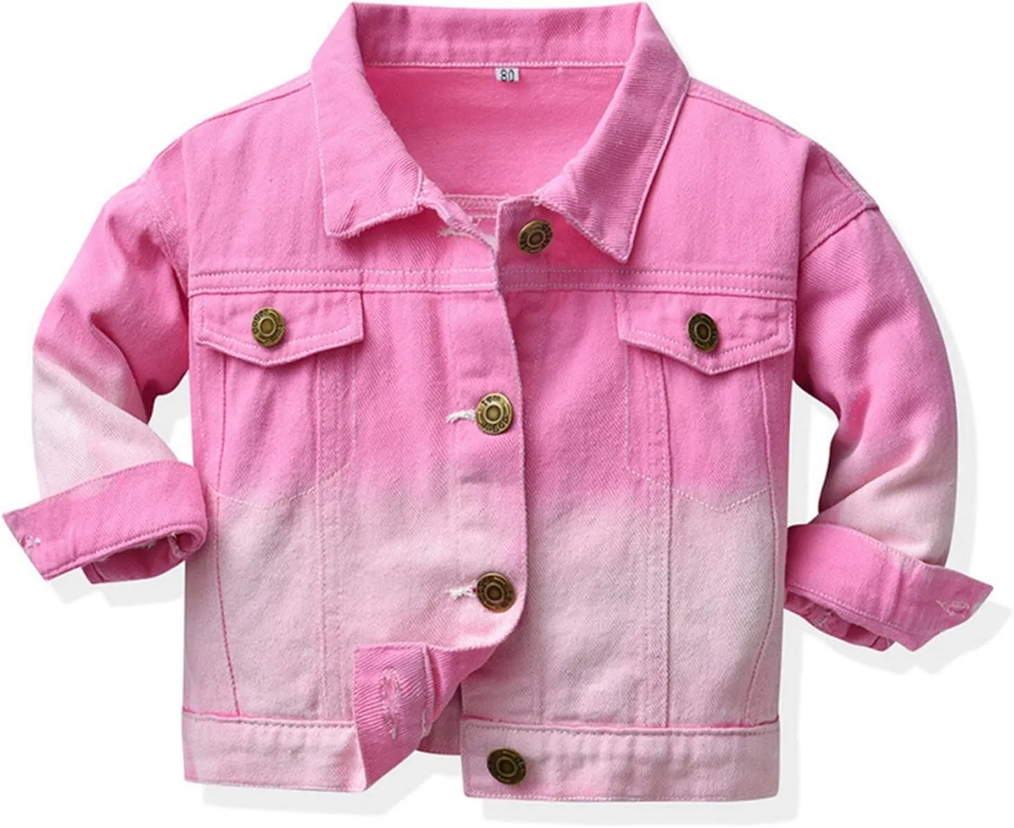 Kids Boys Autumn Leisure Jean Jacket Toddler Boys Fashion Long Sleeve Button Down Denim Coat