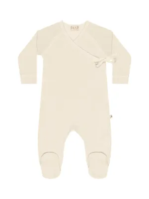 Kimono Footie with Bow