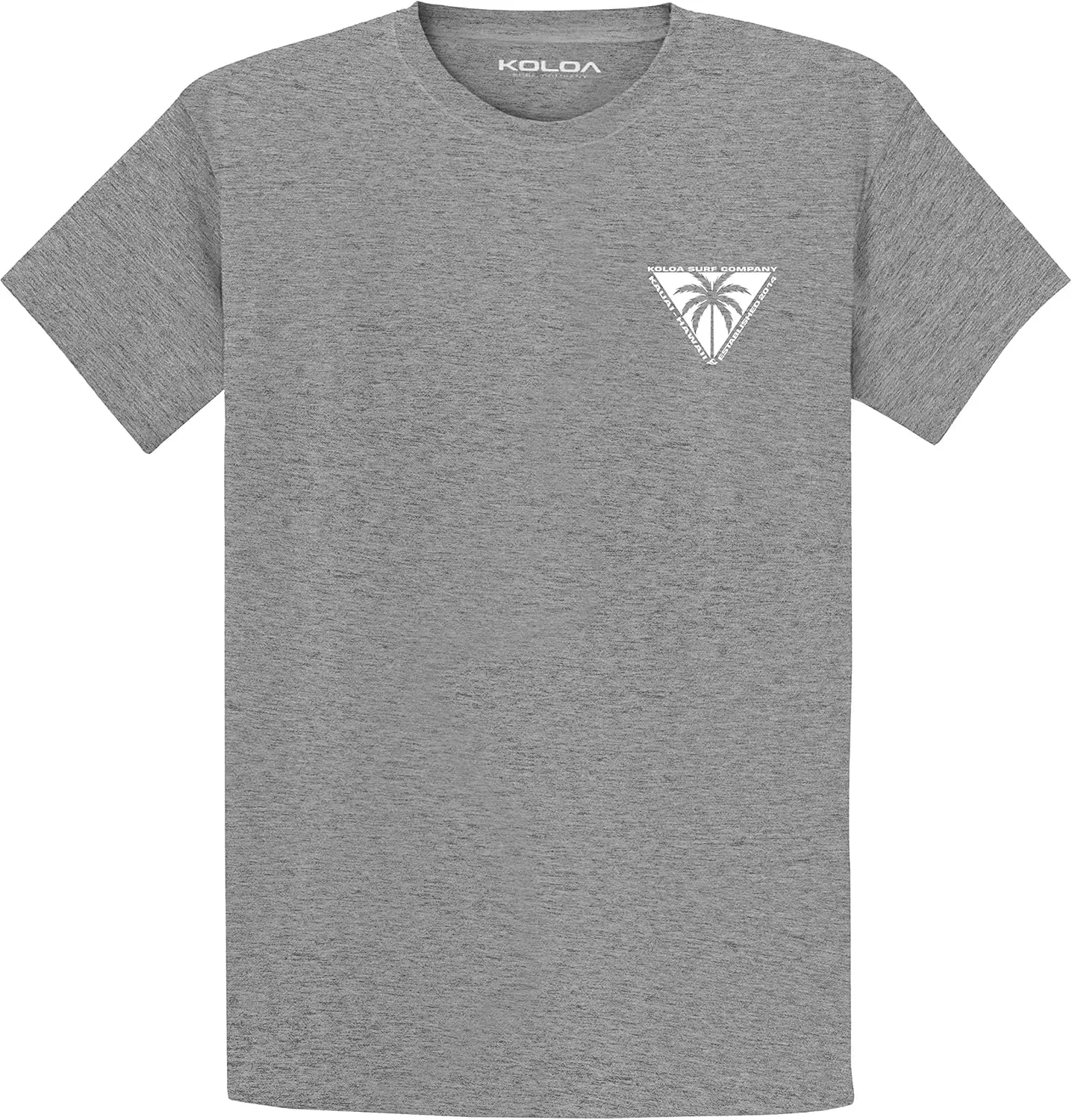 Koloa Surf Triangulated Palm T-Shirts, Lightweight Version of Our Classic Tee