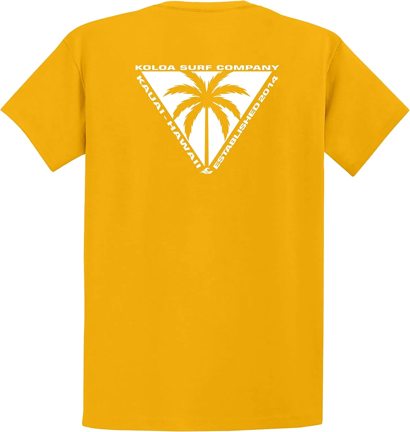 Koloa Surf Triangulated Palm T-Shirts, Lightweight Version of Our Classic Tee