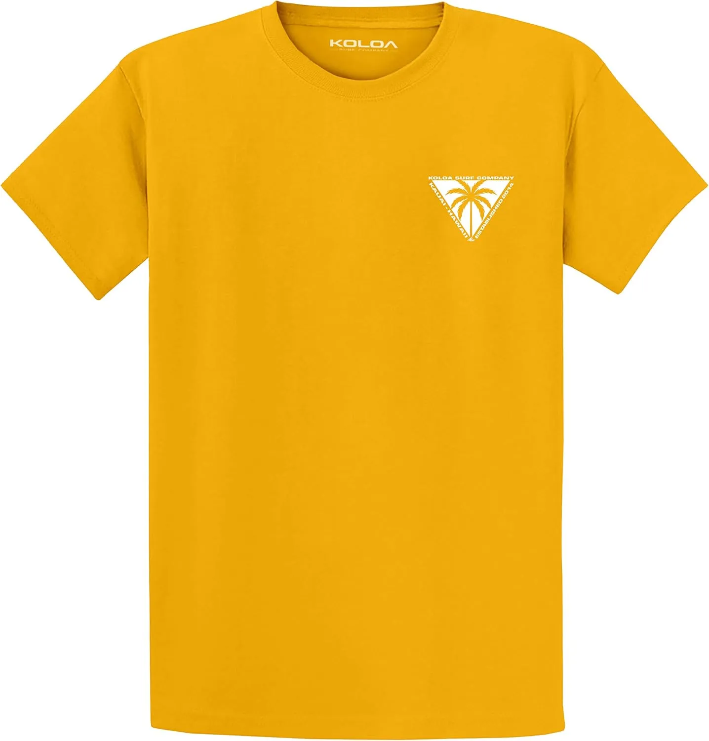 Koloa Surf Triangulated Palm T-Shirts, Lightweight Version of Our Classic Tee
