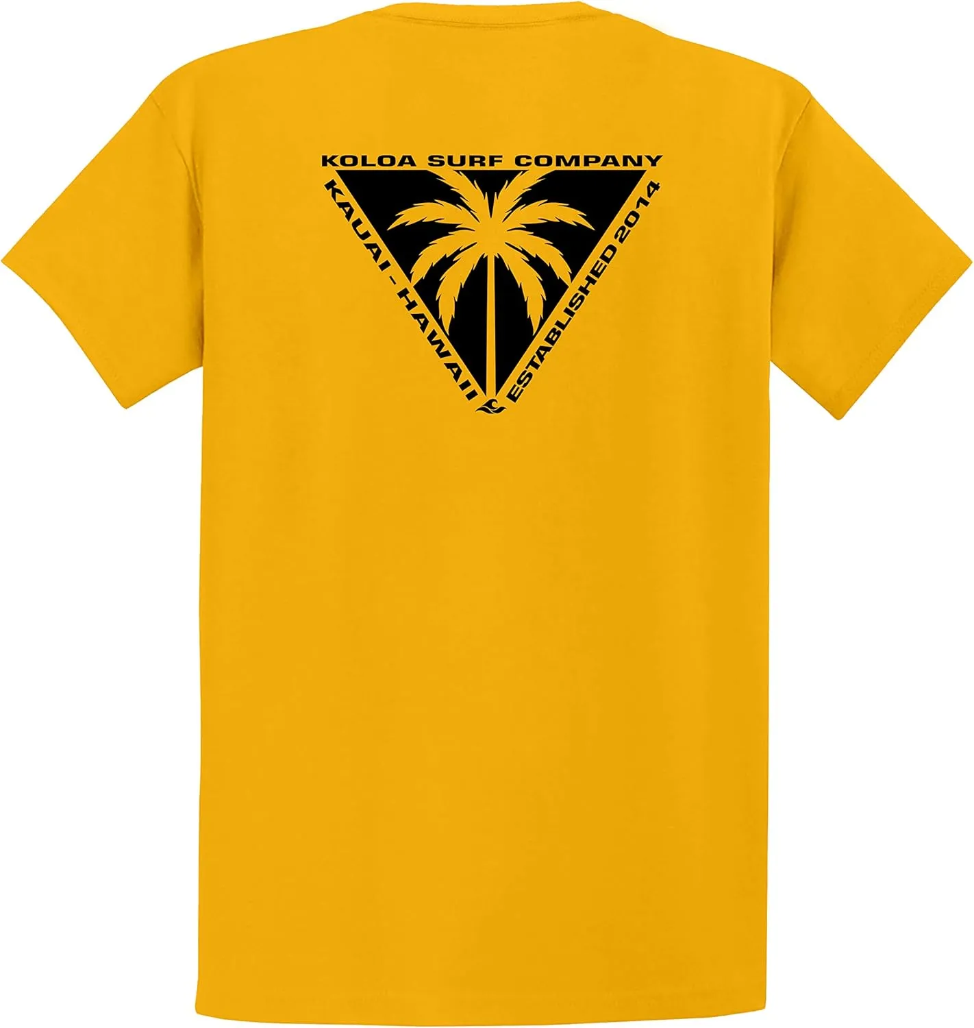 Koloa Surf Triangulated Palm T-Shirts, Lightweight Version of Our Classic Tee