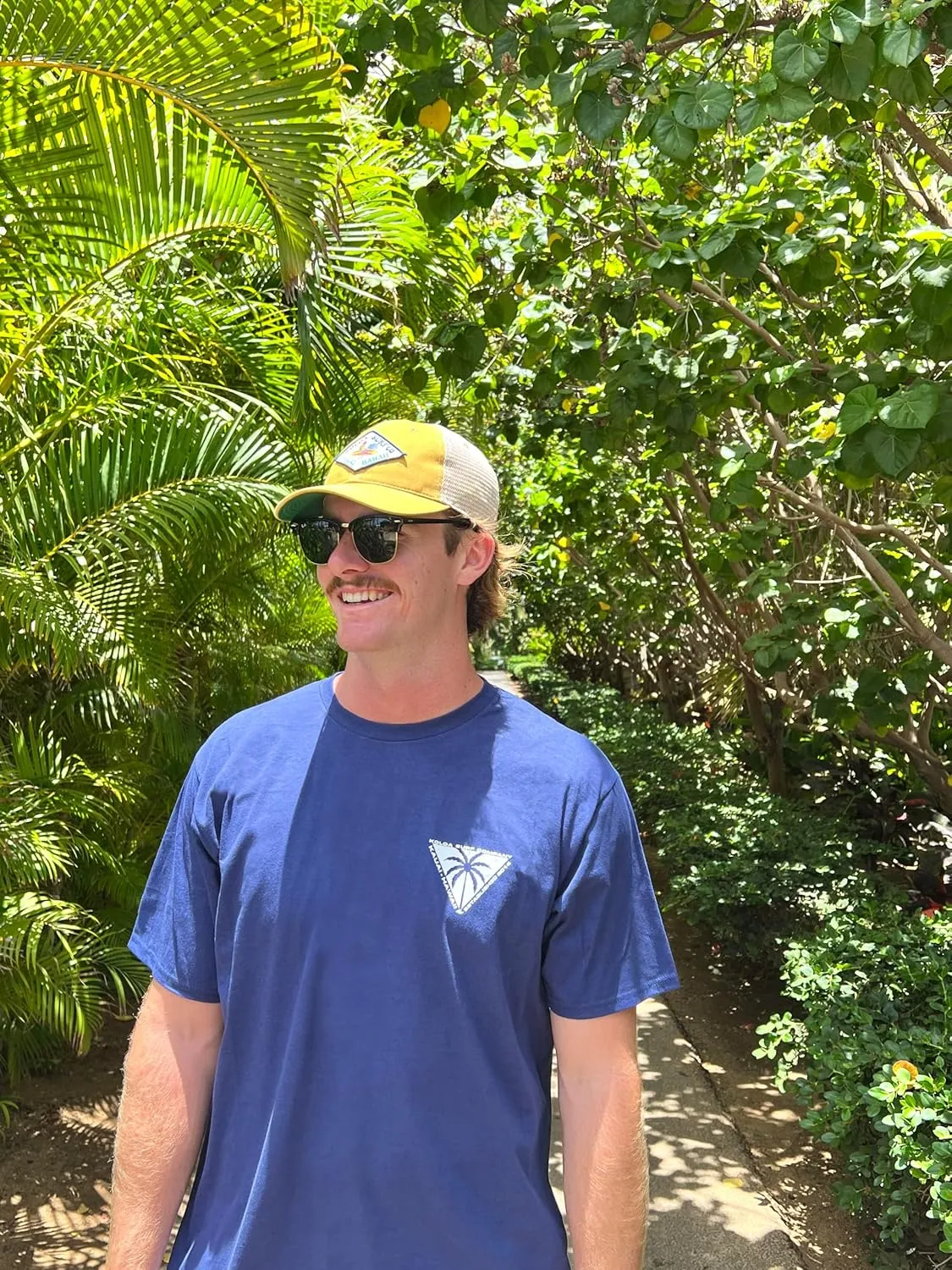 Koloa Surf Triangulated Palm T-Shirts, Lightweight Version of Our Classic Tee