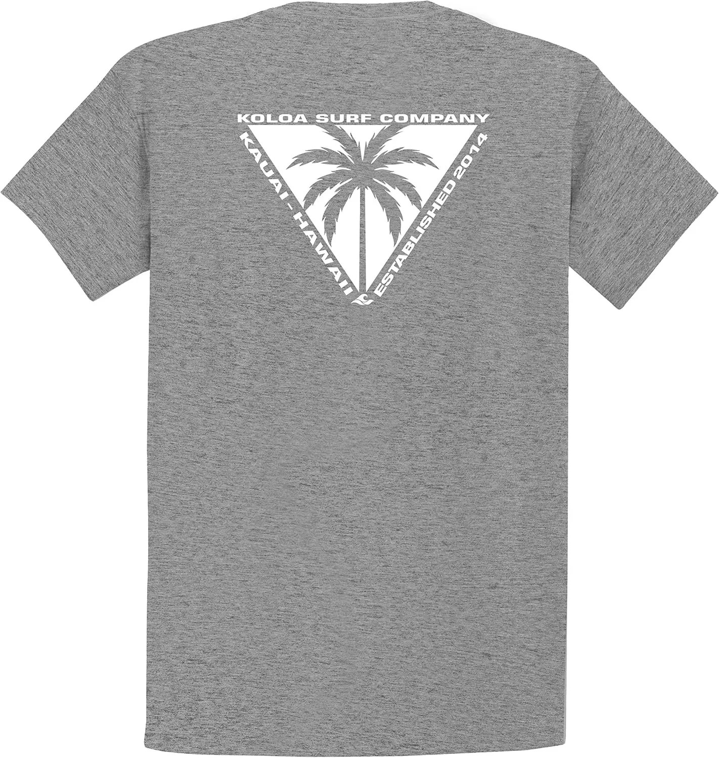 Koloa Surf Triangulated Palm T-Shirts, Lightweight Version of Our Classic Tee