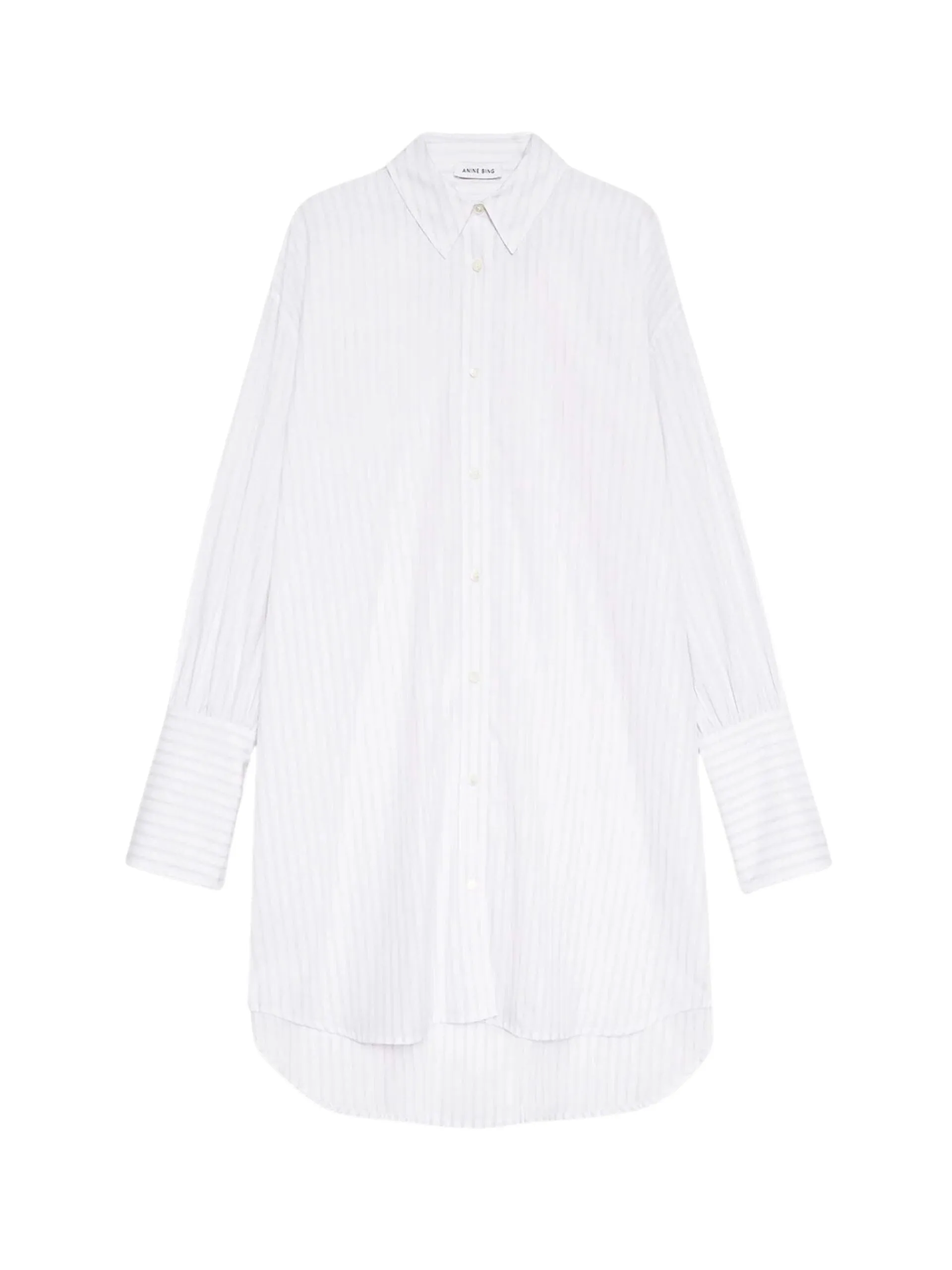 Lake Dress / White & Black Stripe