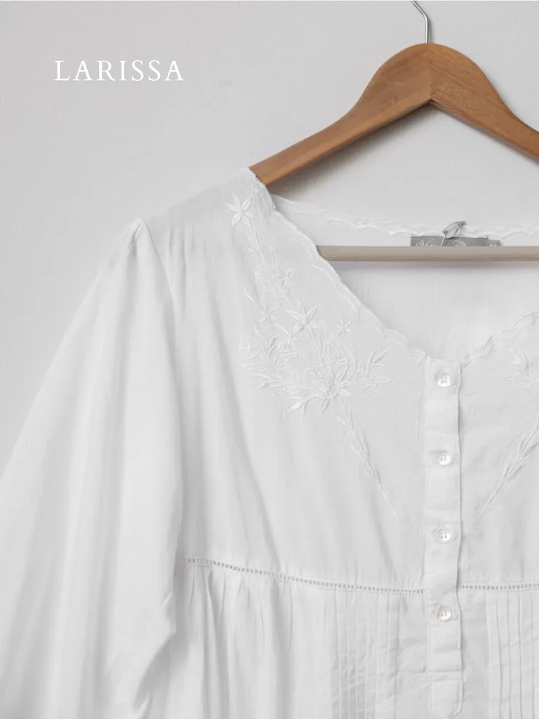 Larissa White Nightgowns