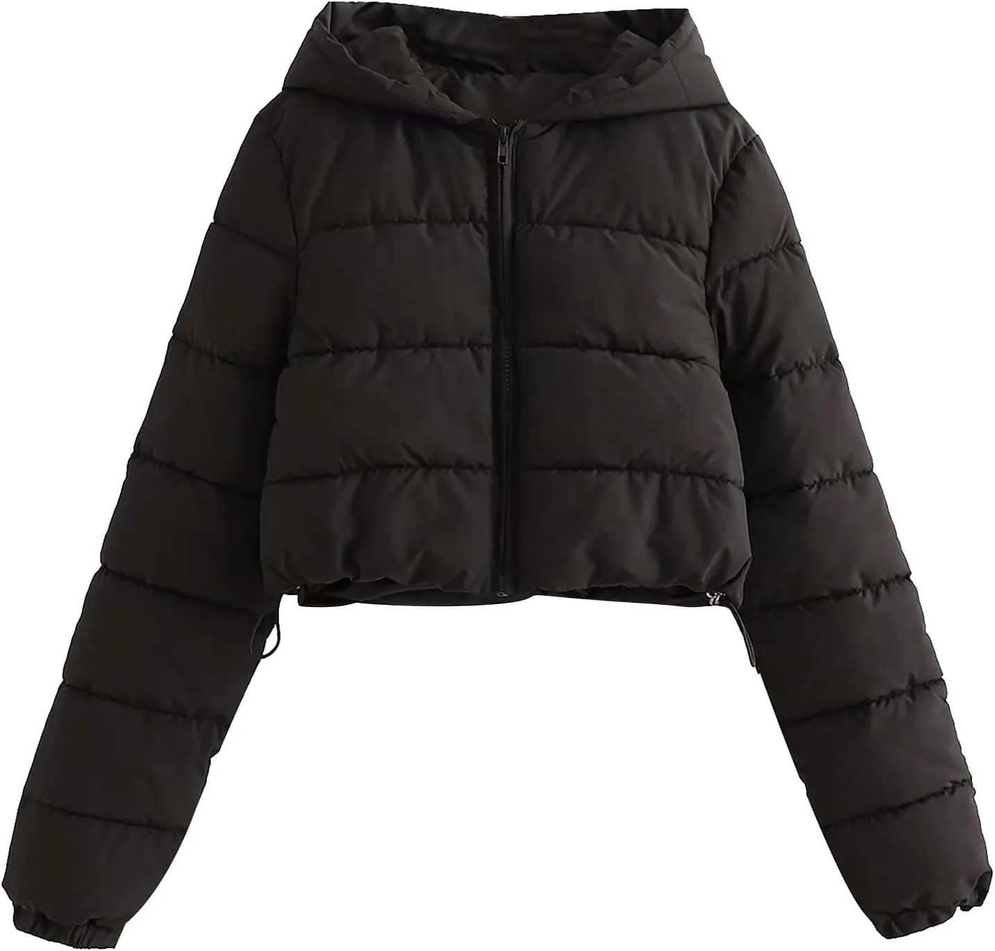 LCMTWX Black Puffer Vest Vest European and American Cotton Jackets Color Stand-up Collar Zipper Plus Size Winter Warm Black
