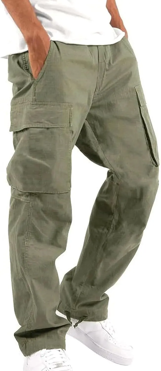 LCMTWX Mens Joggers Summer Cool Thin Loose Cool Jogging Pants with Water Absorption Quick Drying Straight Leg Joggers