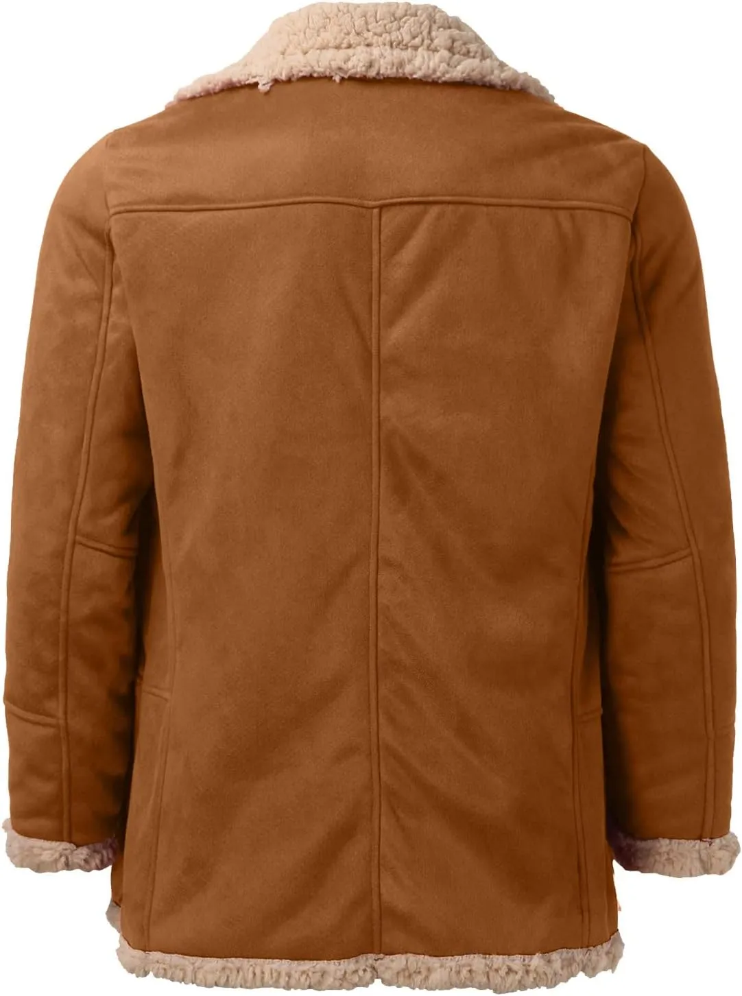 LCMTWX Mens Puffer Jackets Coat Button Solid Color Jacket Leather Windbreaker Long Sleeve Men's Winter Thickened Warm