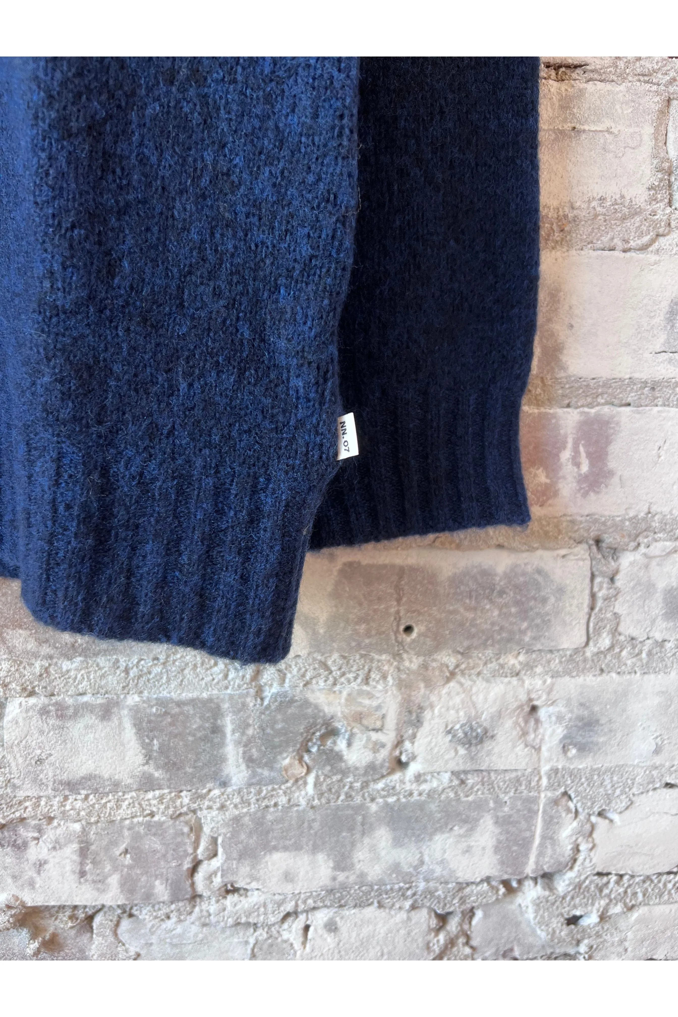 Lee Wool Blend Sweater - Navy Blue