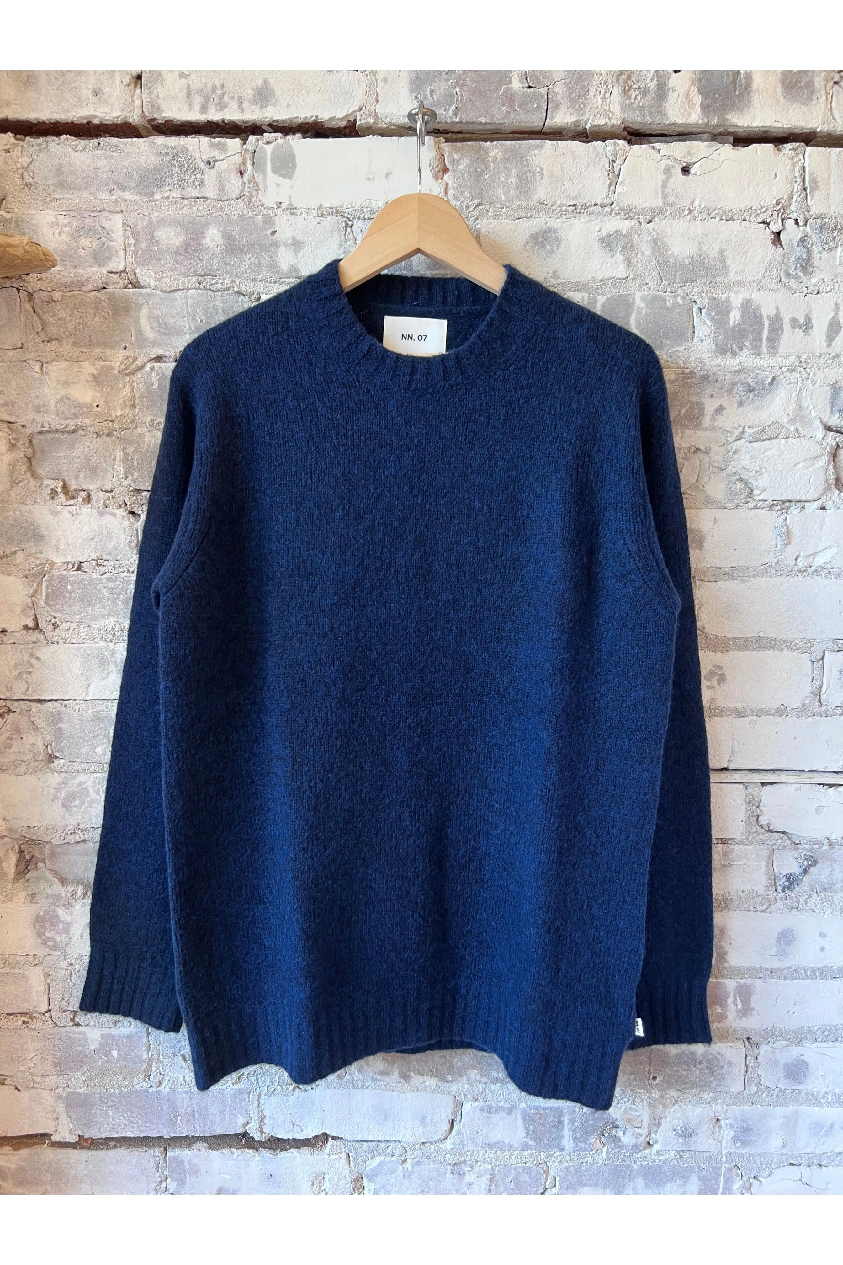 Lee Wool Blend Sweater - Navy Blue