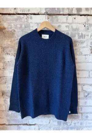 Lee Wool Blend Sweater - Navy Blue