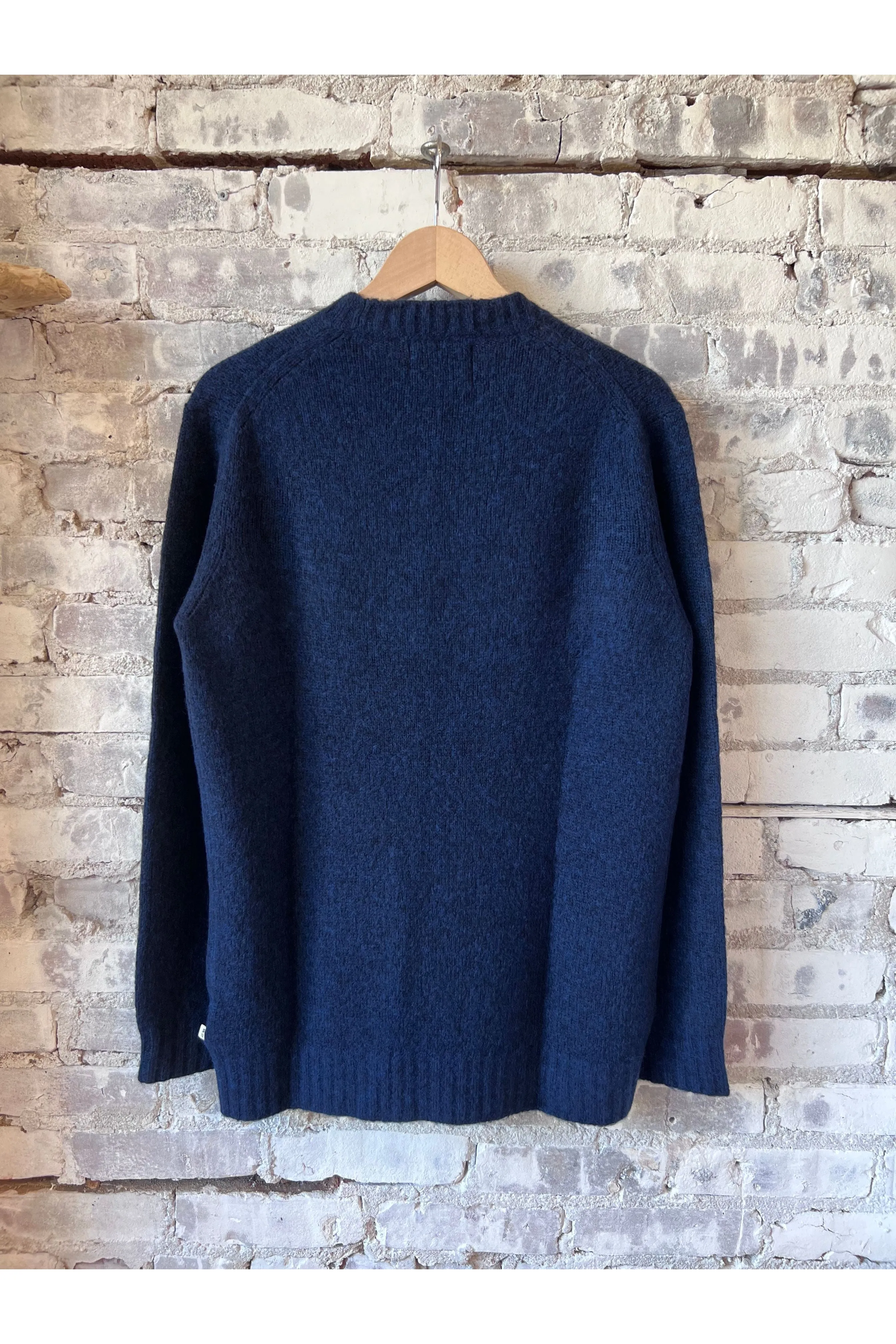 Lee Wool Blend Sweater - Navy Blue