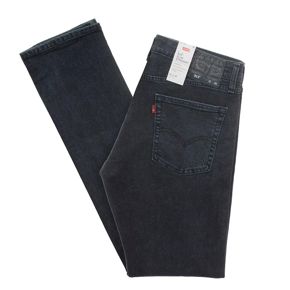 Levis Men's 513 Denim Slim Fit Straight Jeans