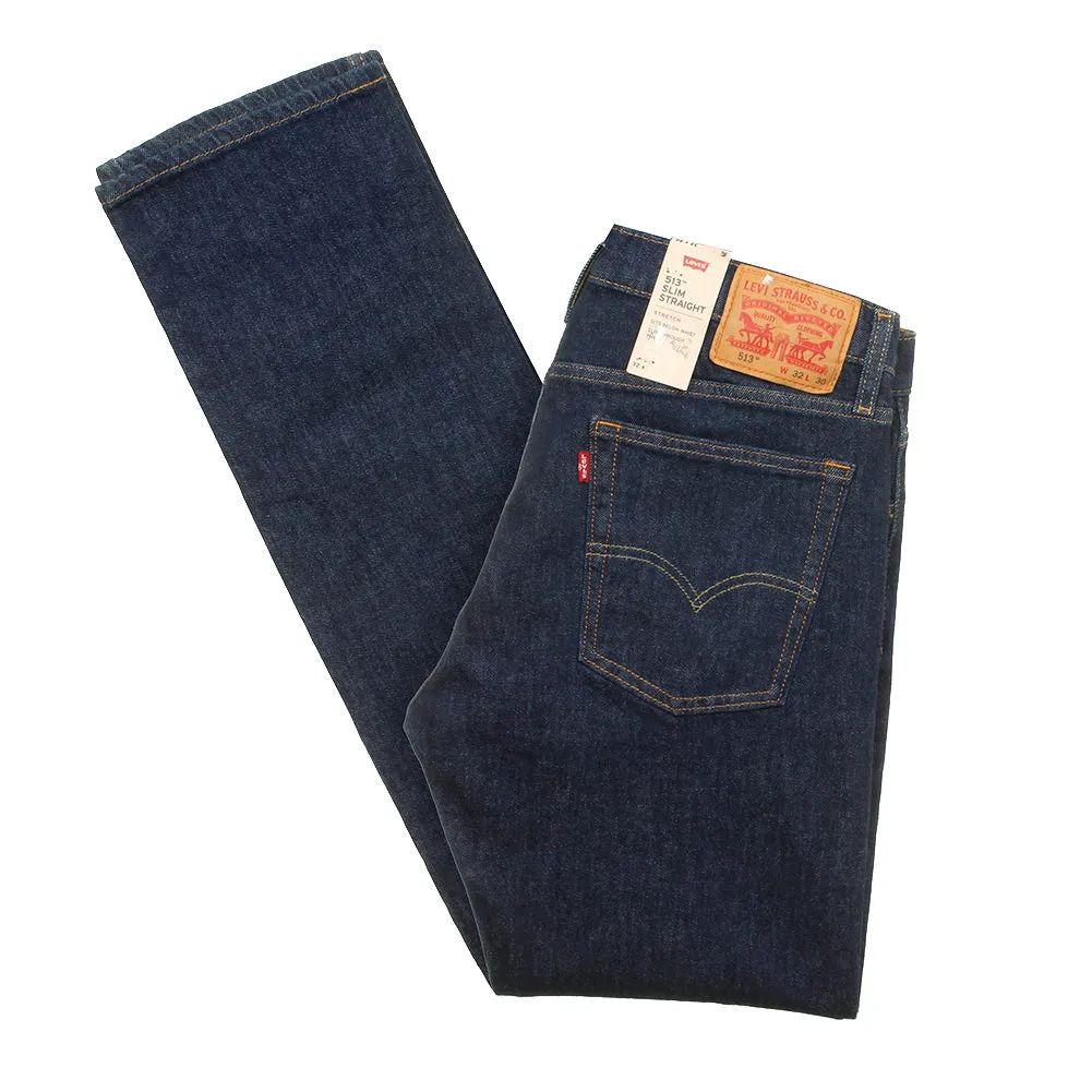 Levis Men's 513 Denim Slim Fit Straight Jeans