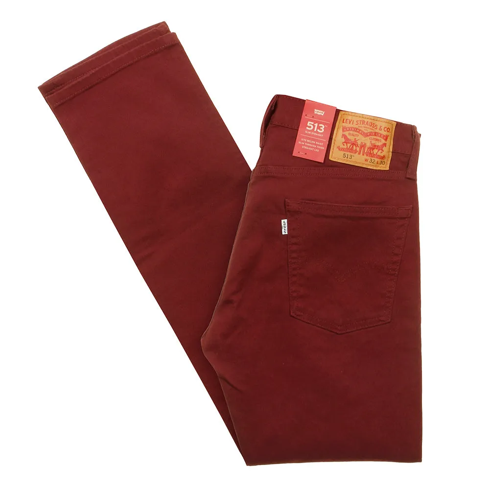 Levis Men's 513 Denim Slim Fit Straight Jeans