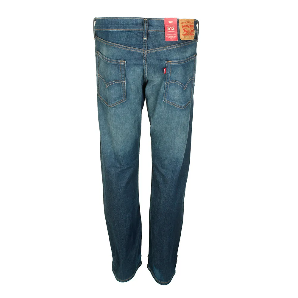 Levis Men's 513 Denim Slim Fit Straight Jeans