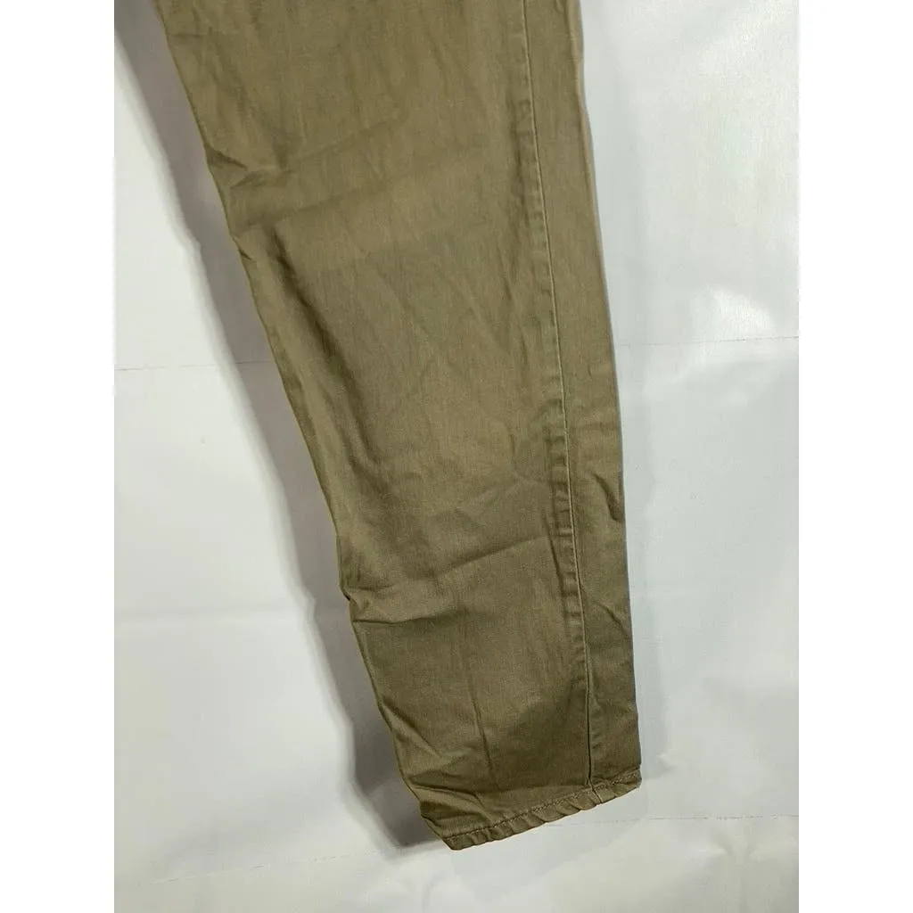 LEVI'S Men's Beige 505 Straight-Fit Five-Pocket Non-Stretch Jeans SZ 38X32