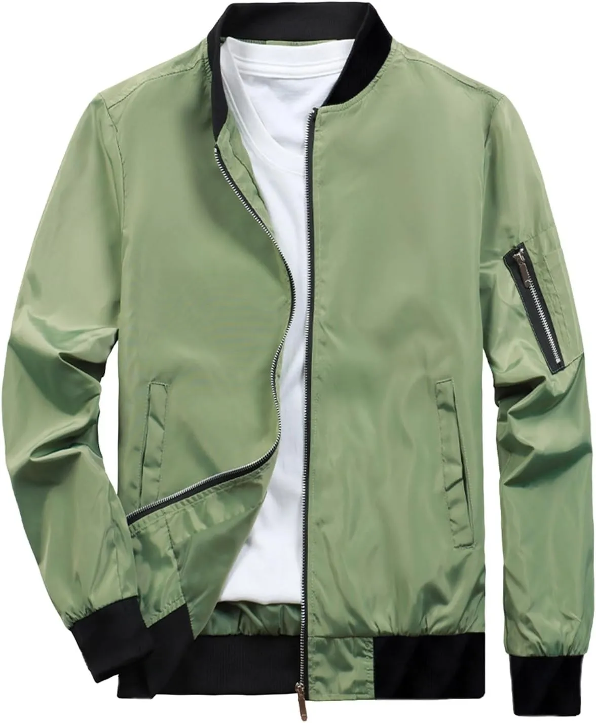Lightweight Rain Jacket Men Lightweight Waterproof Raincoat Outdoor Rain Gear Travel Hiking Cycling