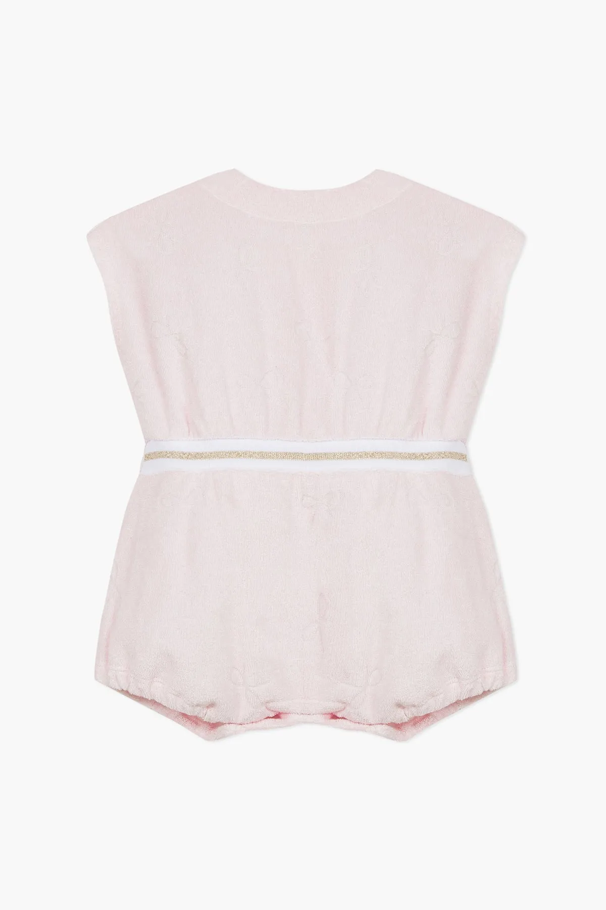 Lili Gaufrette Terry Cloth Baby Girls Romper (Size 6M left)